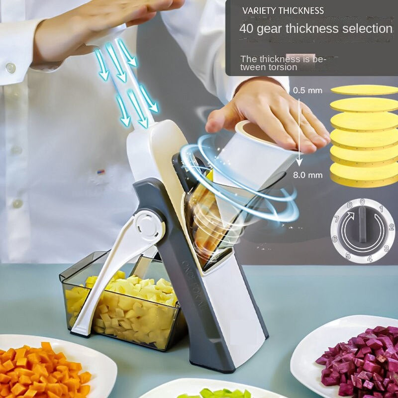 Multi-function Mandoline Slicer for Kitchen, Handheld Vegetable